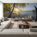 Tikehau Sunset Mural Wallpaper - room preview 05