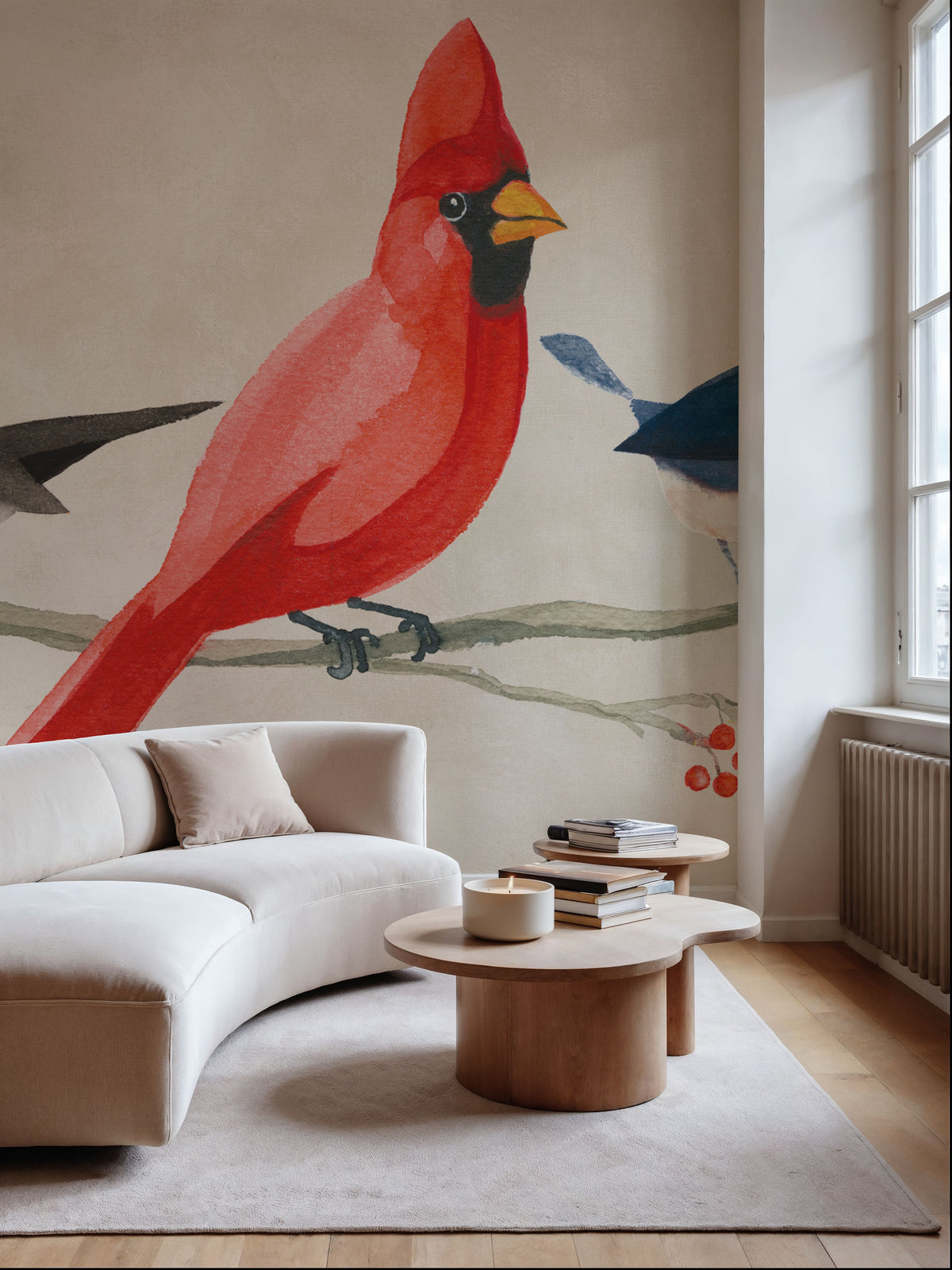 Festive Friends Mural Wallpaper - room preview 05