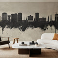 Virginia Beach Skyline Concrete Mural Wallpaper - room preview 05