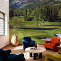 Mountain Golf Mural Wallpaper - room preview 05