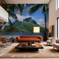 Island Paradise Palms Mural Wallpaper - room preview 05