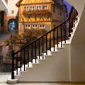 Medieval Twilight Alley Mural Wallpaper - room preview 05