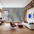 Foliage Flow, Pastel Mural Wallpaper - room preview 05