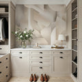 Chalky Geometrica, Alpine Oat Mural Wallpaper - room preview 05