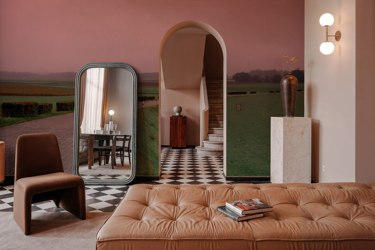 Country Path Sunset Mural Wallpaper - room preview 05
