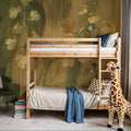 Yellow Orchid I Mural Wallpaper - room preview 05