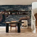 Crossing Neutral Mural Wallpaper - room preview 05