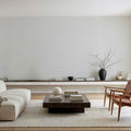 Faux Sand Stucco Finish, Chalk White Mural Wallpaper - room preview 05