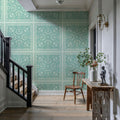 Mission Cement Tiles, Pistachio Mural Wallpaper - room preview 05