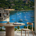 Tropical Harbor Mural Wallpaper - room preview 05