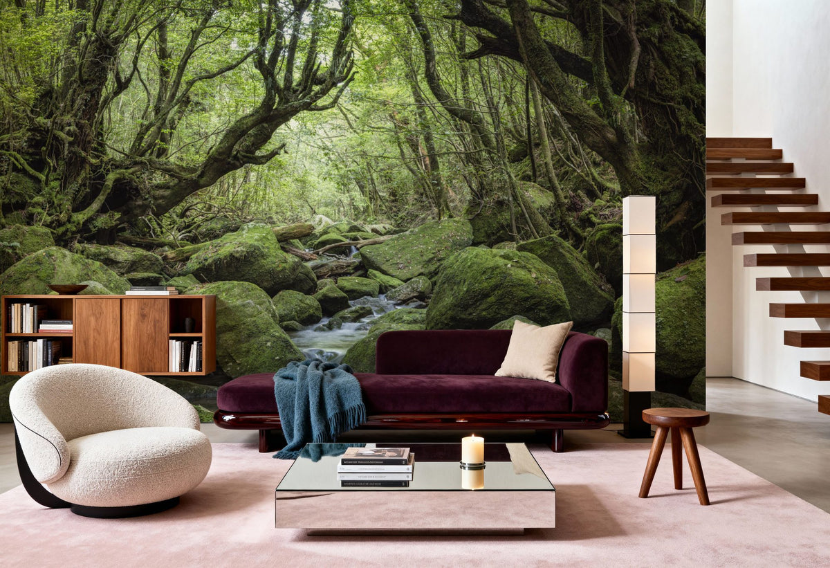 Follow the Stream Mural Wallpaper - room preview 05