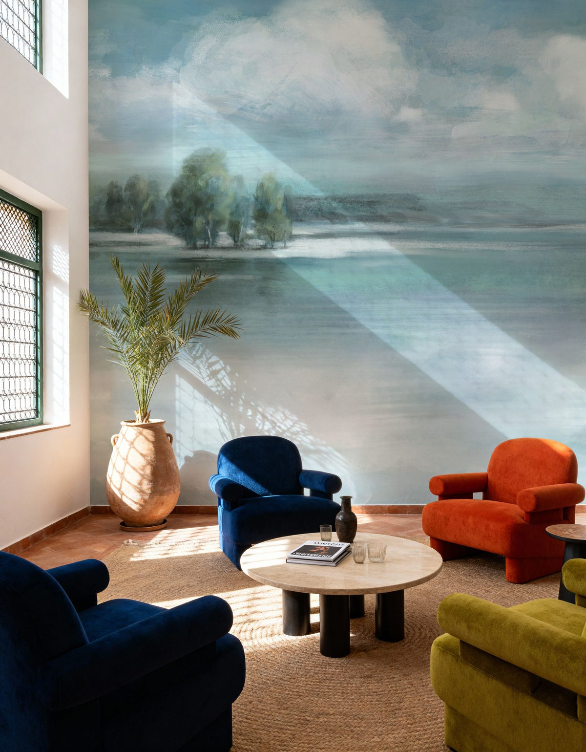 Cloud Horizon Mural Wallpaper - room preview 05