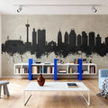 San Antonio Texas Skyline Concrete Mural Wallpaper - room preview 05