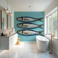 Three Little Fishies Mural Wallpaper - room preview 05