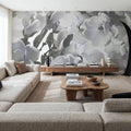 Dreaming of Magnolias Small (No Lines), Blue Mural Wallpaper - room preview 05