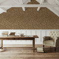Leopard Fur Texture No.II Mural Wallpaper - room preview 05
