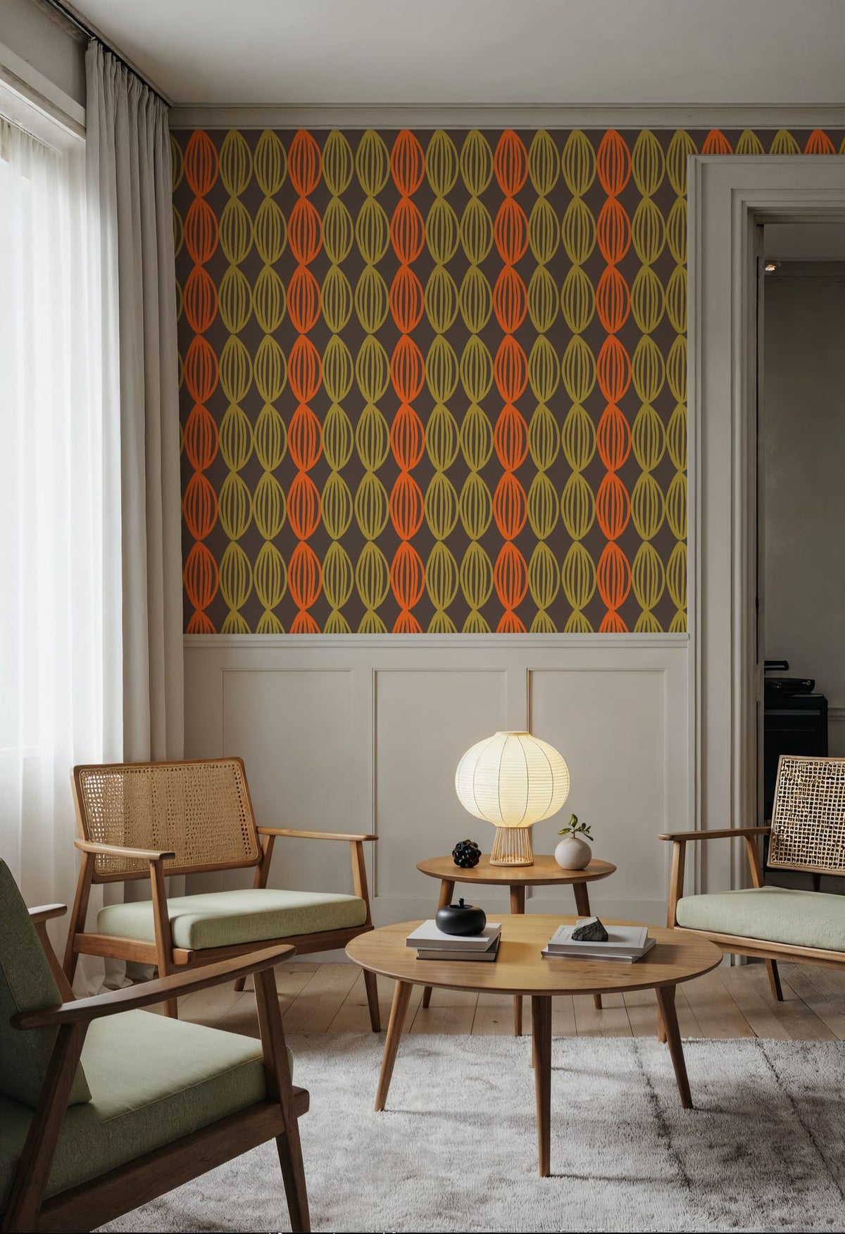 New Harvest Mural Wallpaper - room preview 05