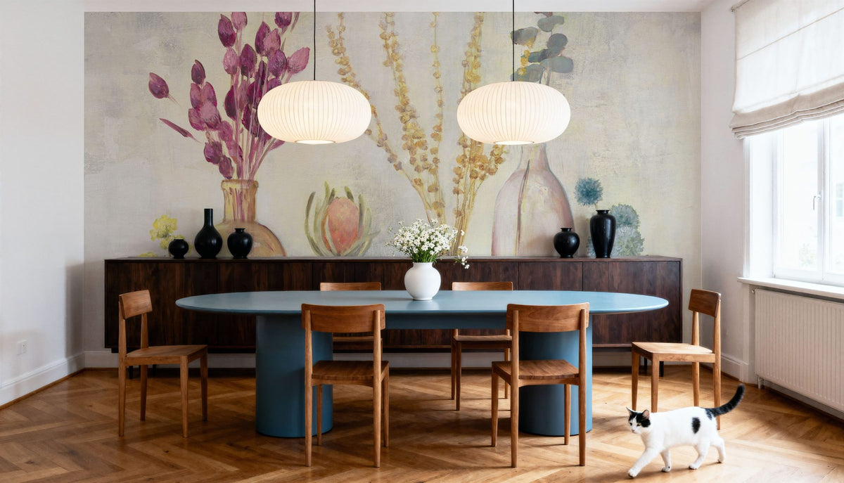 Purple Autumn Greenhouse Mural Wallpaper - room preview 05