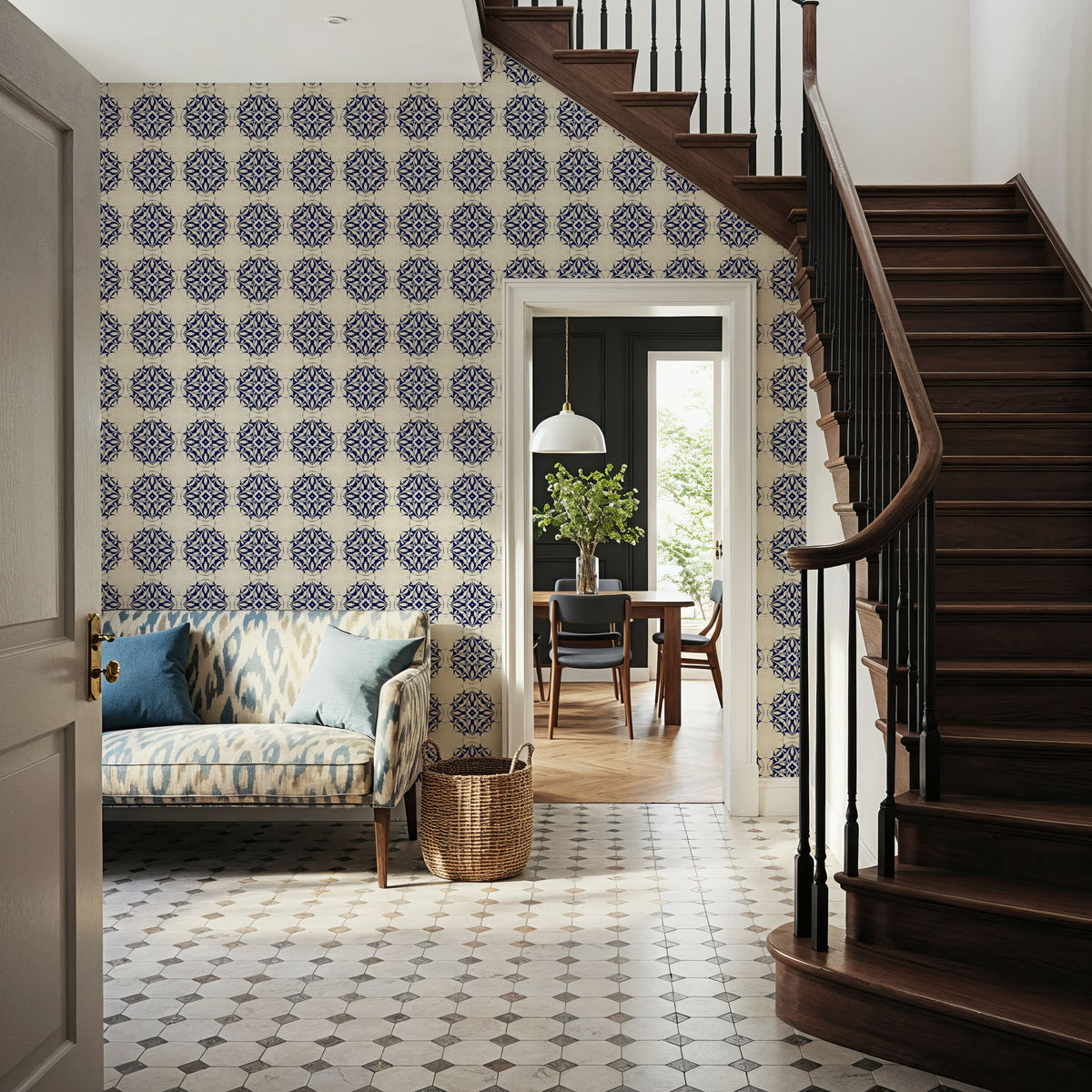 Nara Tile Mural Wallpaper - room preview 05