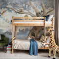Oak Hill Slumber, Sky Blue Mural Wallpaper - room preview 05