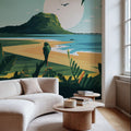 Travel Mauritius Sunrise Mural Wallpaper - room preview 05