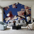 Blush Magnolia Sky Close Up Mural Wallpaper - room preview 05