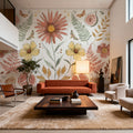 Full Bloom II Mural Wallpaper - room preview 05