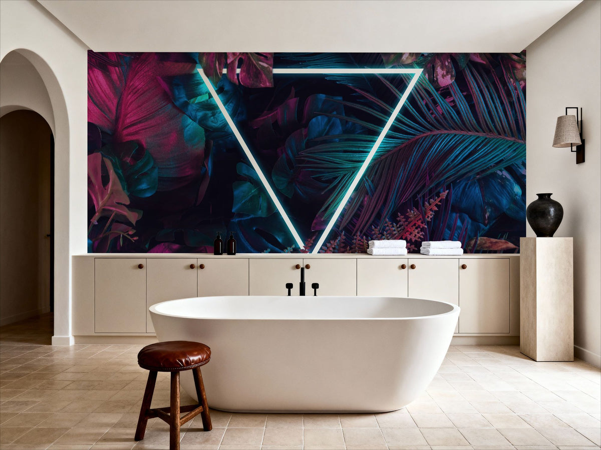 Savage Jungle Sign Mural Wallpaper - room preview 05