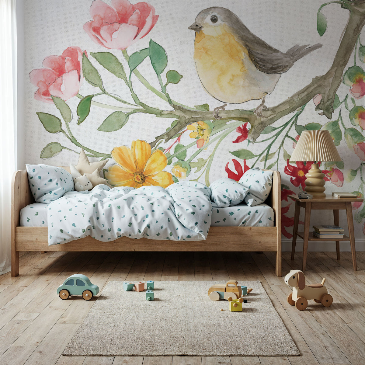 Soft Meadow V Mural Wallpaper - room preview 05