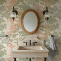 Overleaf Woodland Pattern, Green Mural Wallpaper - room preview 05