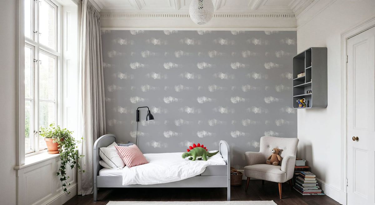 Cloudy Marks Mural Wallpaper - room preview 05