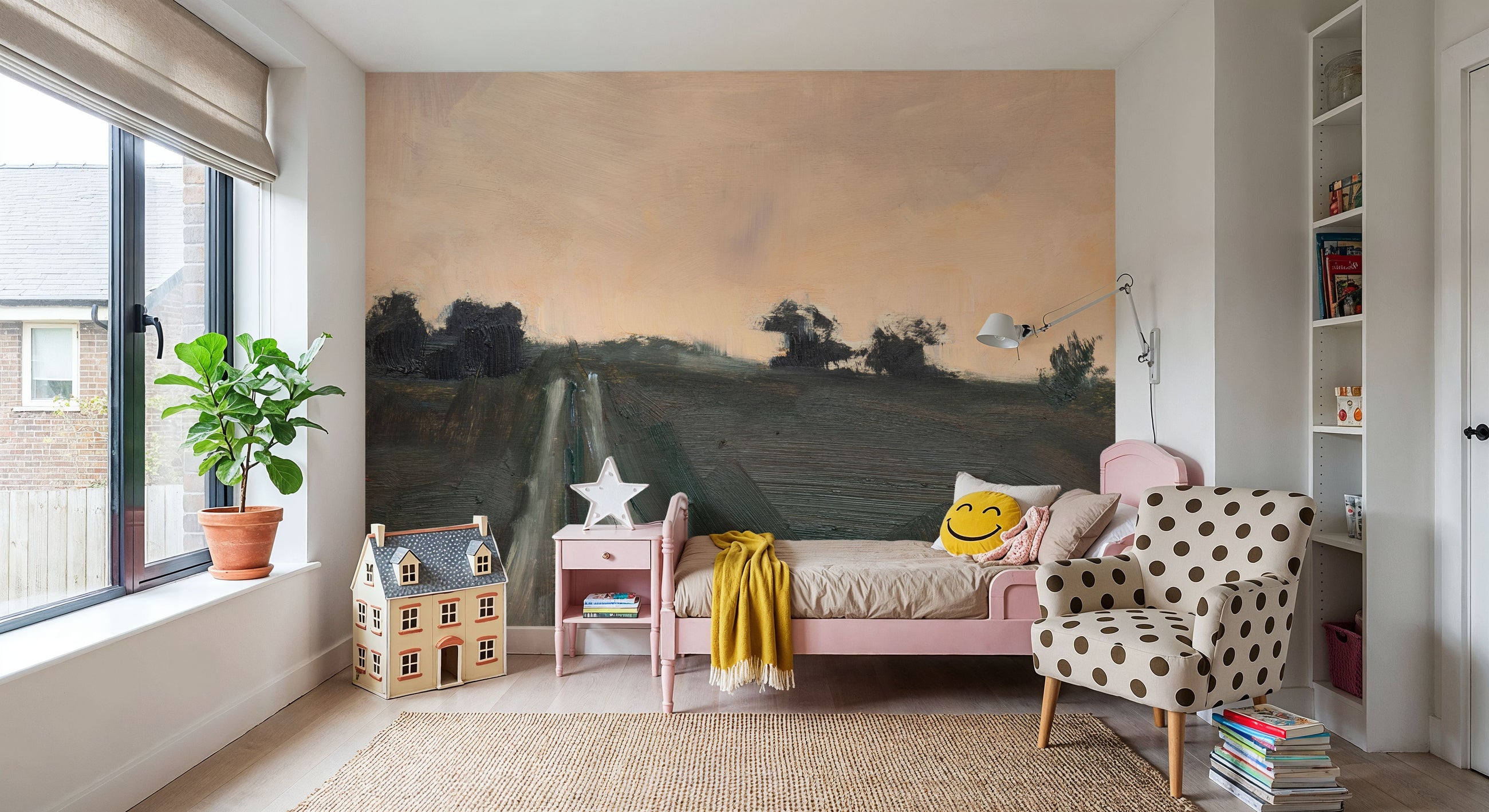 Down the Road Mural Wallpaper