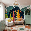 Fantasy Forest Fall Mural Wallpaper - room preview 05