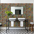 Statement Palms Petite, Laurel Mural Wallpaper - room preview 05