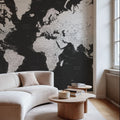 World Map Cities - Milo Mural Wallpaper - room preview 05