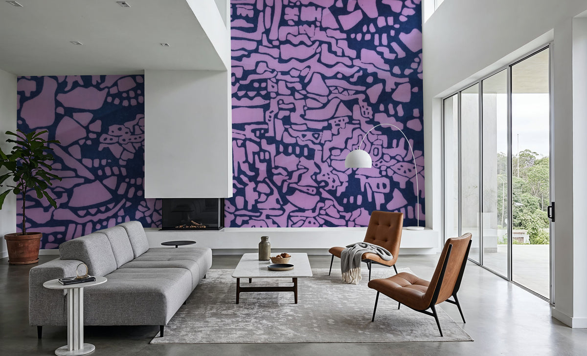 Map of the Old World Mural Wallpaper - room preview 05