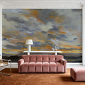 High Desert Sky I Navy Mural Wallpaper - room preview 05