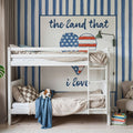 USA Cuties Stripes III Mural Wallpaper - room preview 05