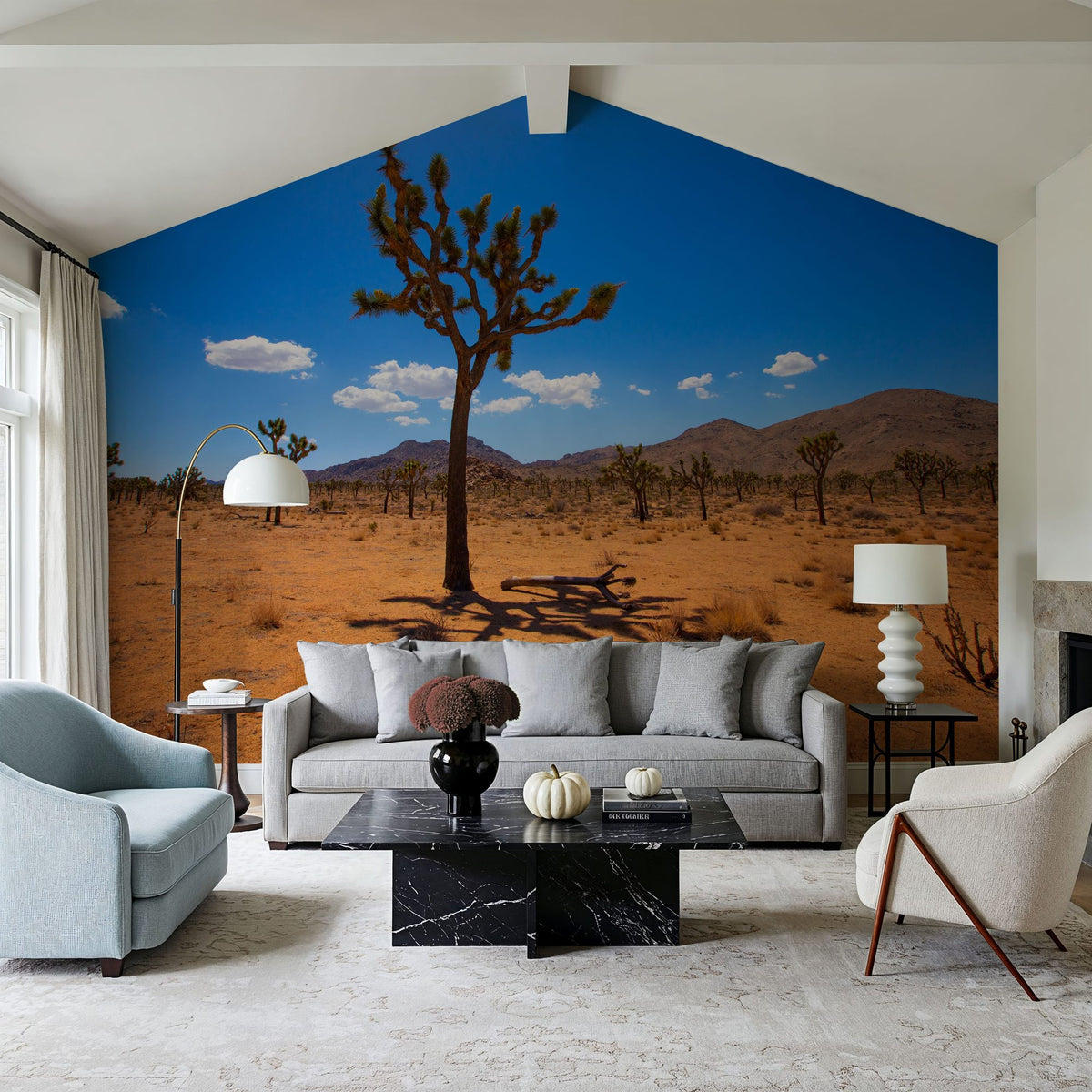 Joshua Tree Blue VIII Mural Wallpaper - room preview 05