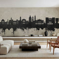 Nice France Skyline Concrete Mural Wallpaper - room preview 05