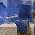 Denim Cloud Dense Mural Wallpaper - room preview 05