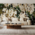Moody Florals Mural Wallpaper - room preview 05
