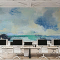 Coastal Blues I Mural Wallpaper - room preview 05