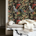 Jungle Bird Mural Wallpaper - room preview 05