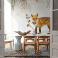 Red Fox IV Mural Wallpaper - room preview 05