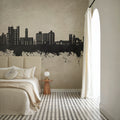 Luton England Skyline Concrete Mural Wallpaper - room preview 05