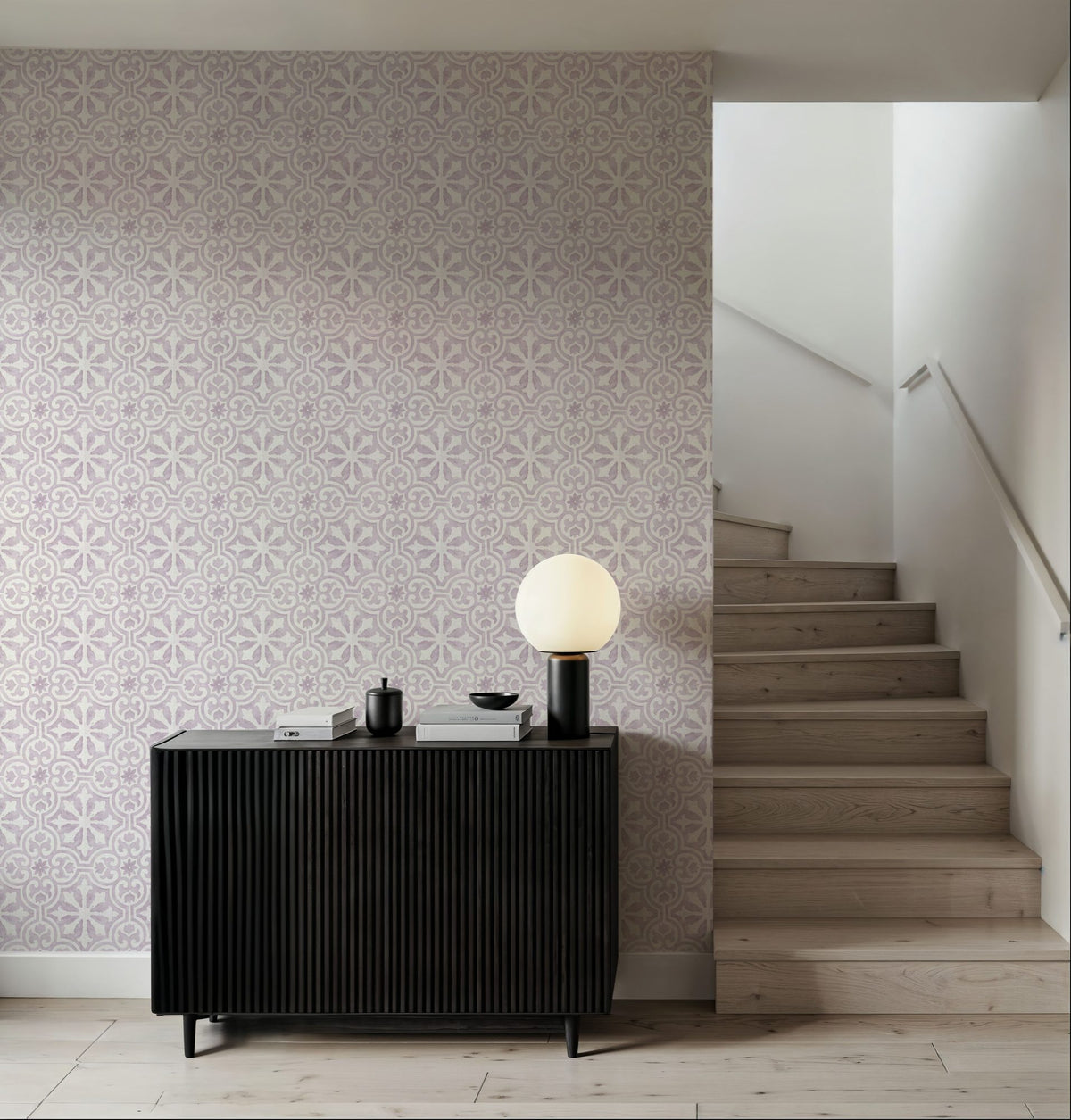 Ocean Dreams Purple Mural Wallpaper - room preview 05