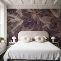 Foliage Study - Dark Plum Mural Wallpaper - room preview 05