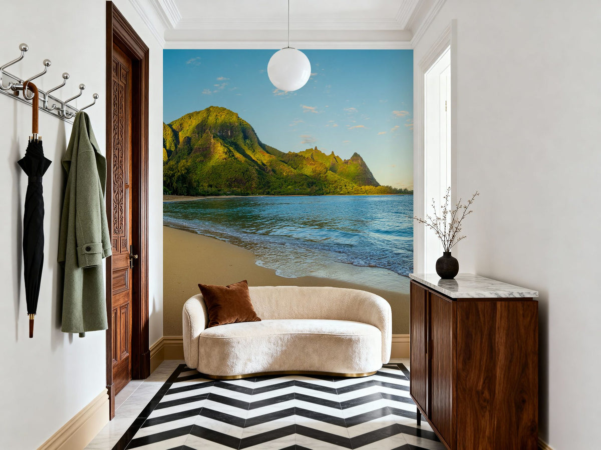 Early Beach Morning Mural Wallpaper - room preview 05
