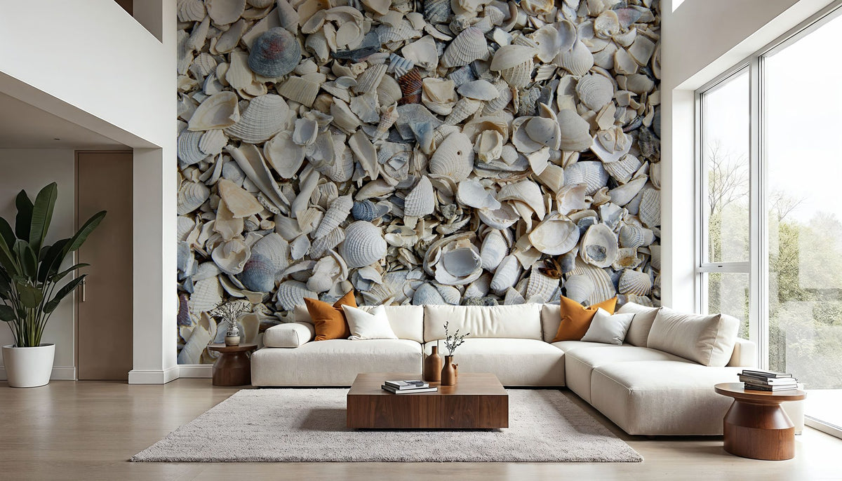Fort Myers Sea Shells Mural Wallpaper - room preview 05